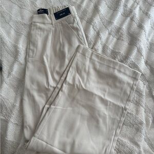 Hollister Cream Dress Pants with Relaxed Fit